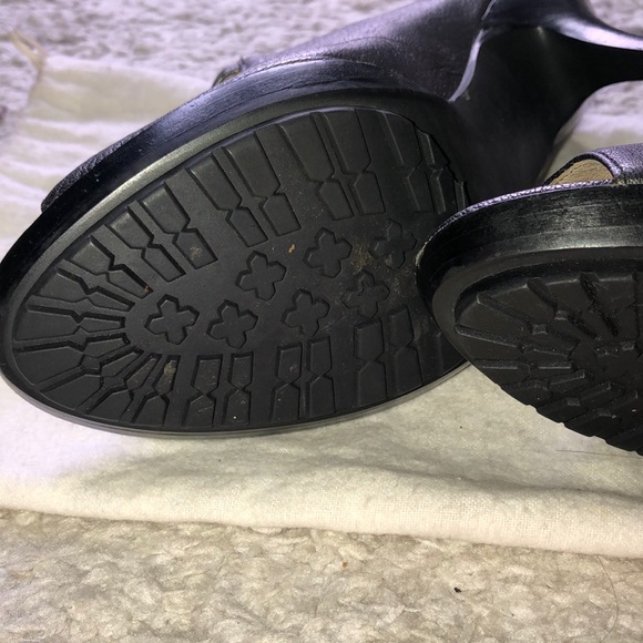 Michael Michael Kors metallic grey open-toed heel - Picture 3 of 4